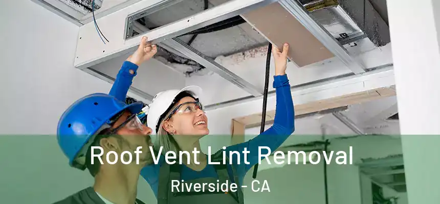  Roof Vent Lint Removal Riverside - CA